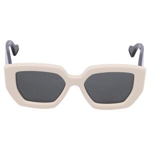 Gucci GG0630S Oversized Sunglasses in White Acetate